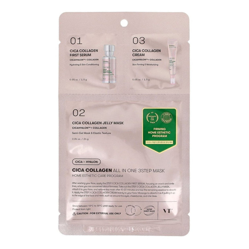 VT Cica Collagen All-In-One 3-Step Mask (1pc)