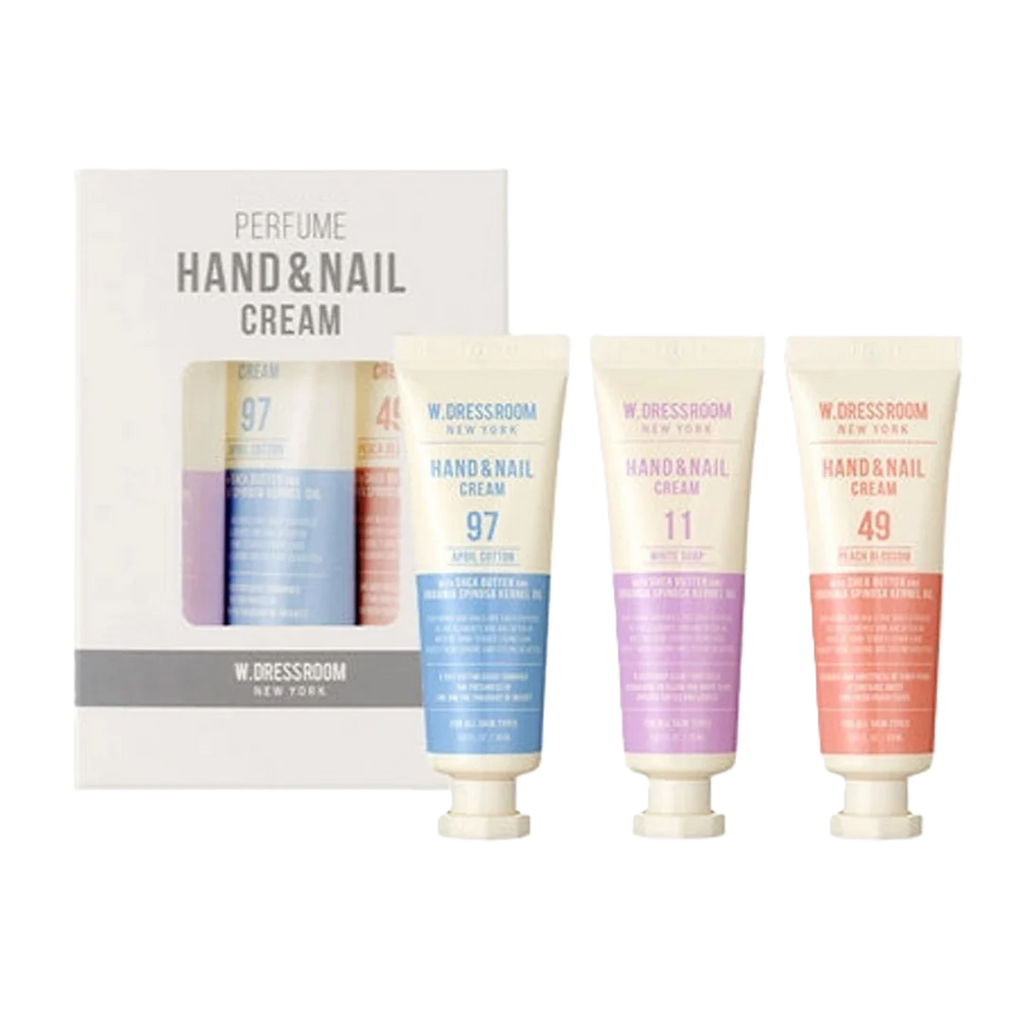W. DRESSROOM Perfume Hand & Nail Cream Set (3x30ml) - Kiyoko Beauty