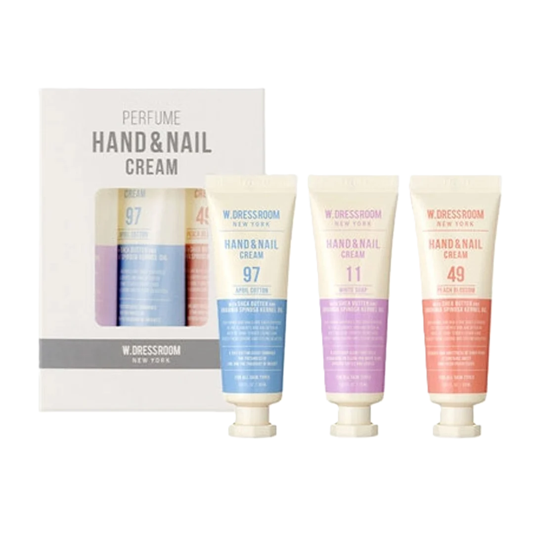 W. DRESSROOM Perfume Hand & Nail Cream Set (3x30ml) - Kiyoko Beauty