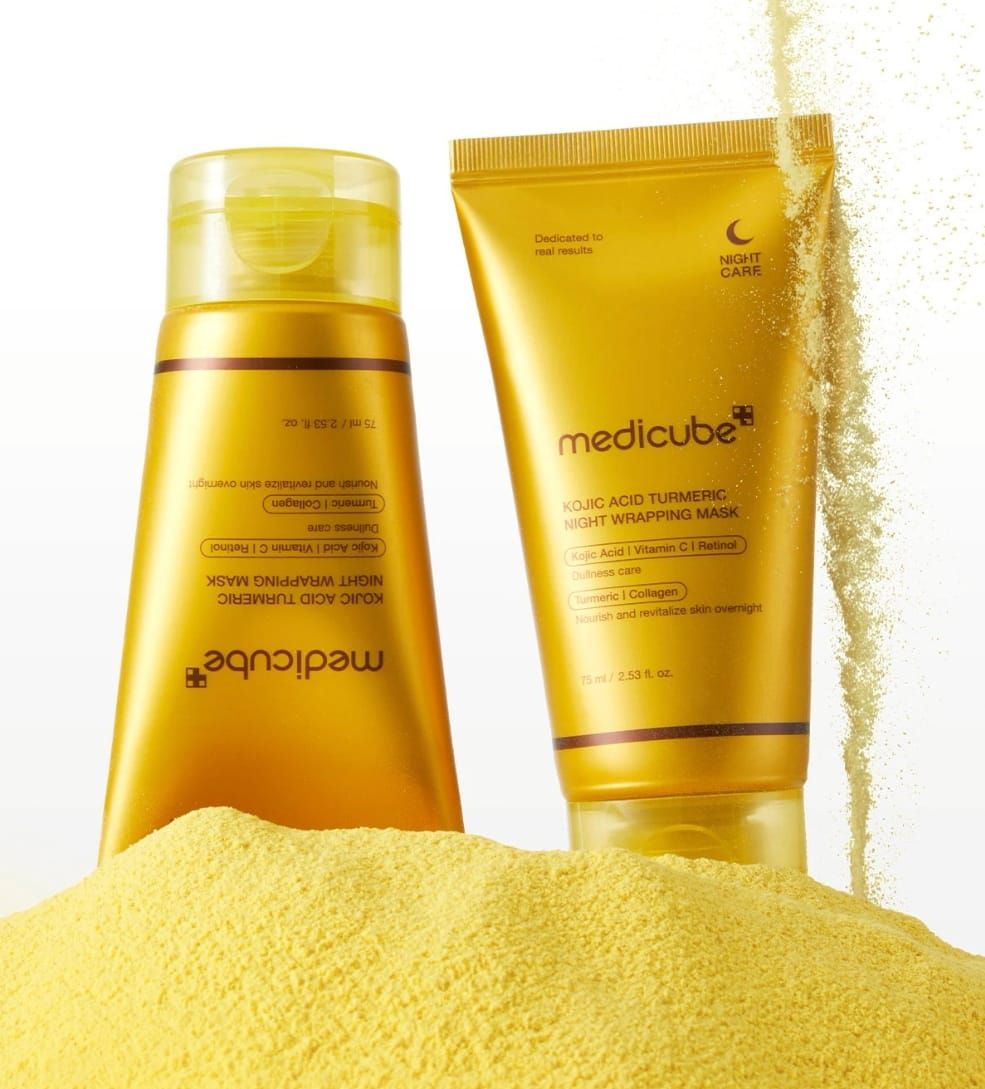 Medicube Kojic Acid Turmeric Night Wrapping Mask (75ml) - Kiyoko Beauty