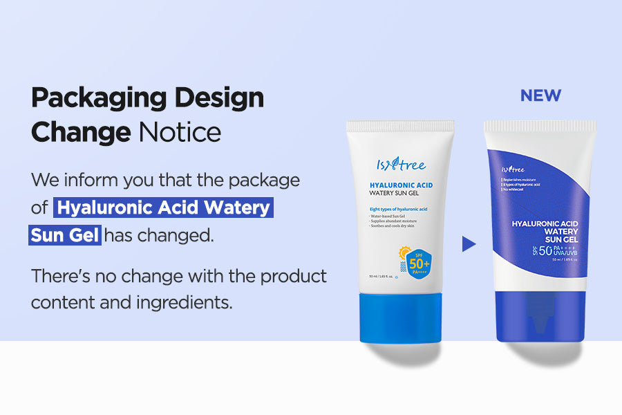 ISNTREE Hyaluronic Acid Watery Sun Gel (50ml) - Kiyoko Beauty