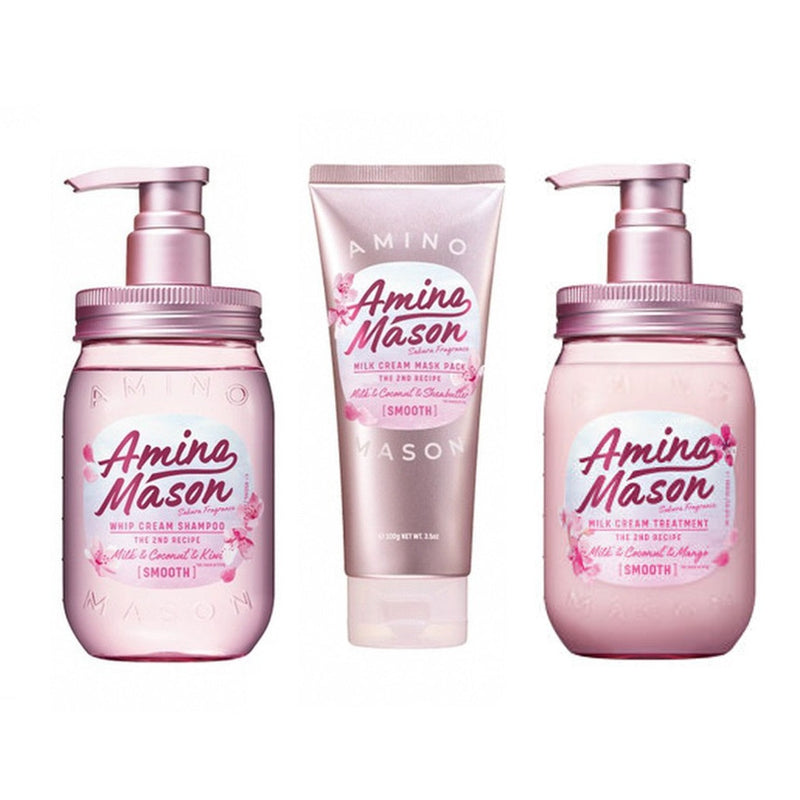 Amino Mason Sakura Fragrance Limited Edition Hair Kit (3pc) - Smooth/Moist