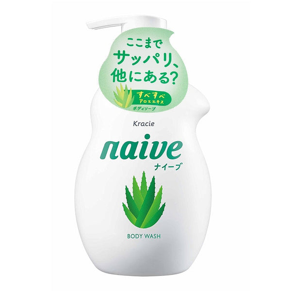 KRACIE Naive Body Wash Aloe (530ml)