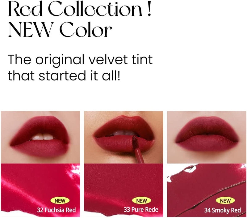 PERIPERA Ink Velvet Lip Tint: Red Collection
