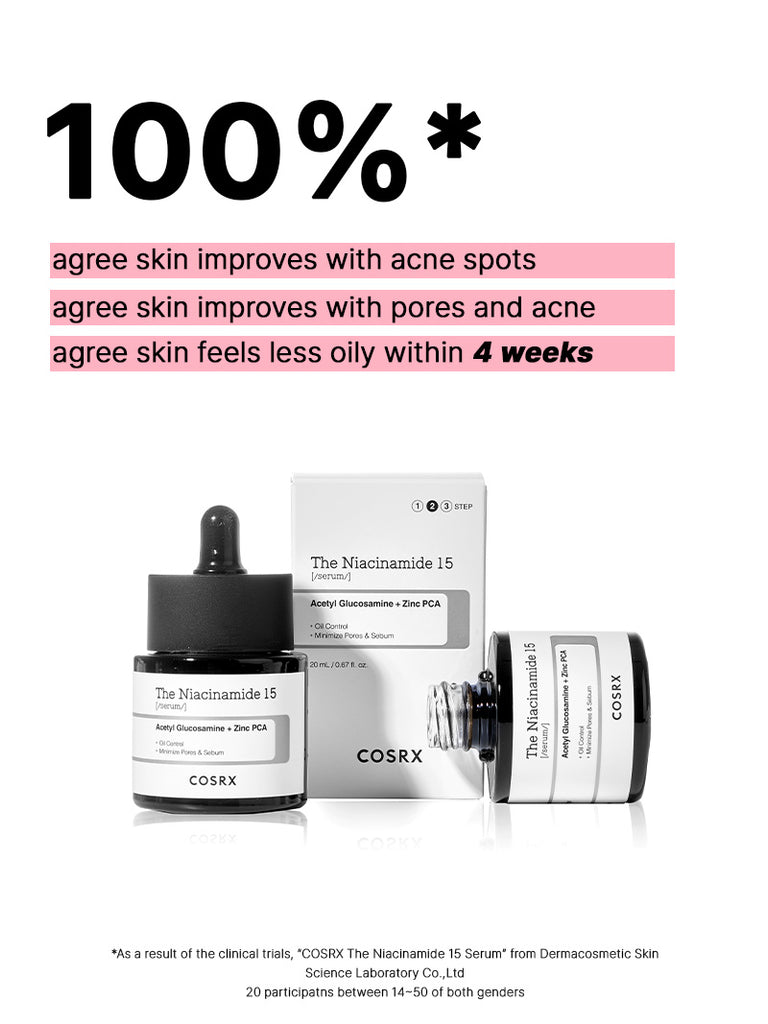COSRX The Niacinamide 15 Serum (20ml) | Kiyoko Beauty