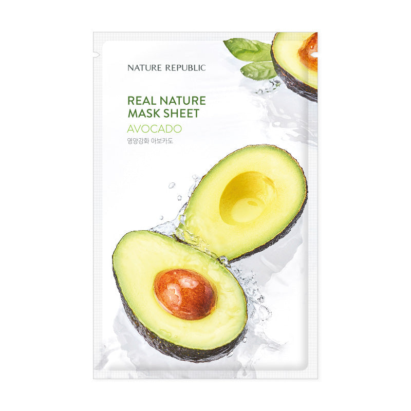 NATURE REPUBLIC Real Nature Sheet Mask - Avocado (1PC)