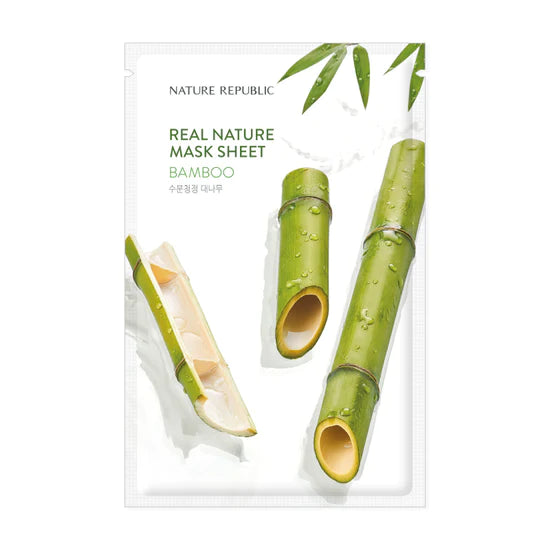 NATURE REPUBLIC Real Nature Mask Sheet - Bamboo (1PC)
