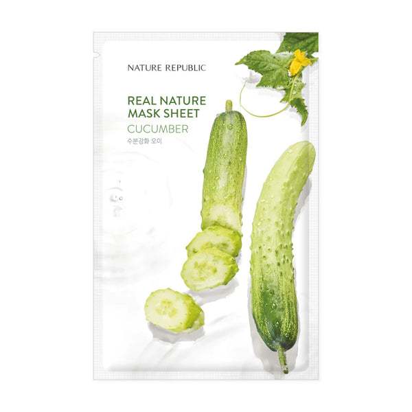 NATURE REPUBLIC Real Nature Mask Sheet - Cucumber (1PC)