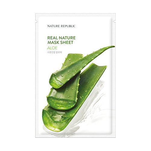 NATURE REPUBLIC Real Nature Sheet Mask - Aloe (1PC)