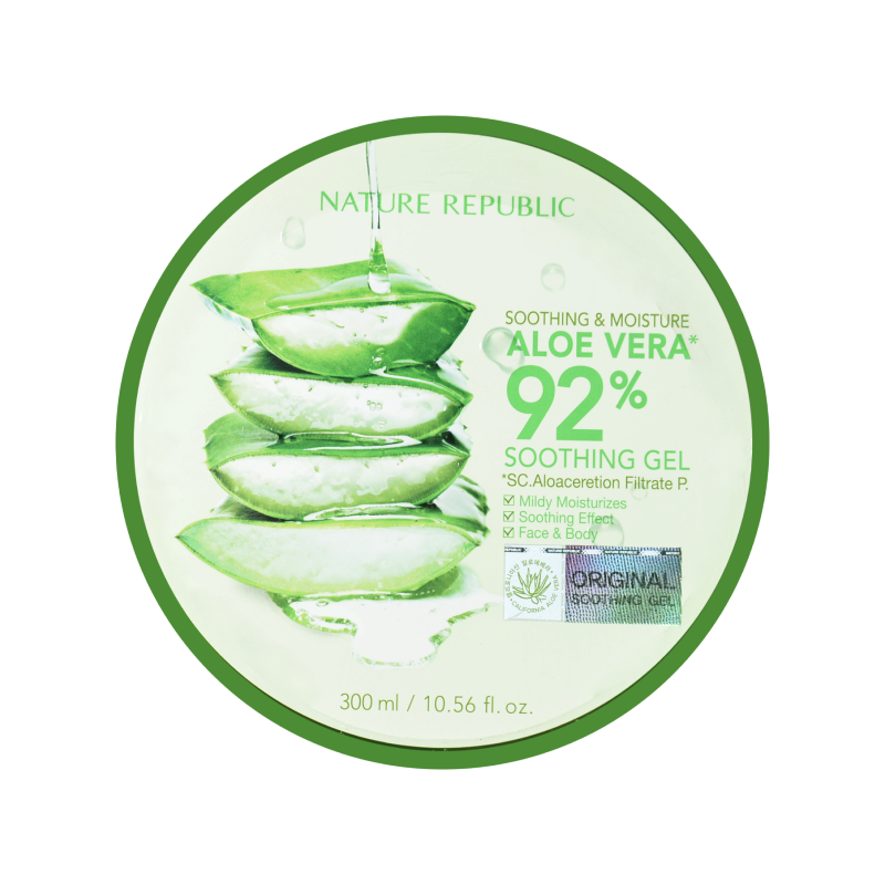 NATURE REPUBLIC Aloe Vera 92% Soothing Gel Tub (300ml)
