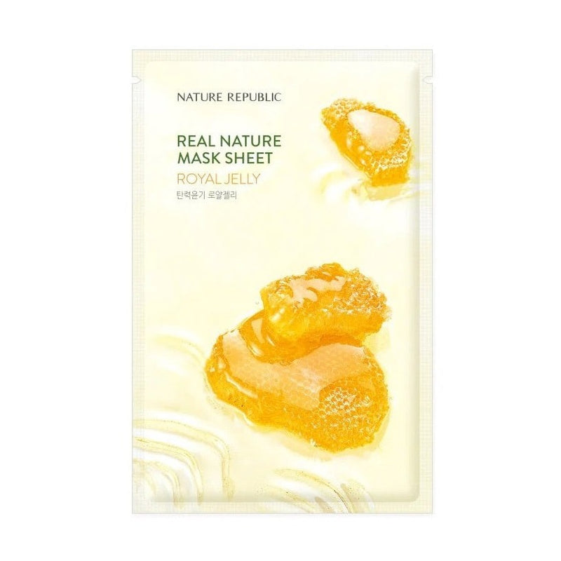 NATURE REPUBLIC Real Nature Mask Sheet - Royal Jelly (1PC)