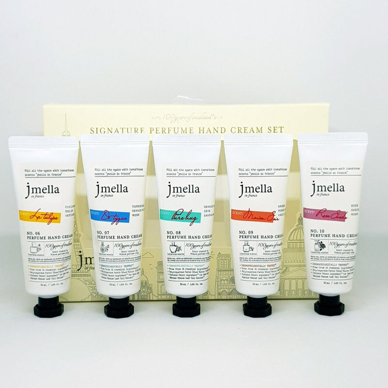 JMELLA Signature Perfume Anti Aging Moisture Hand Cream Set (50ml x 5pcs)
